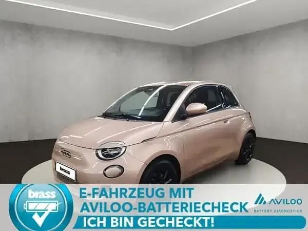 Metalliclackierung rose gold Gebraucht 2023 Fiat 500e Limousine | 20.950 € (Fairer Preis) - Bild 1/4