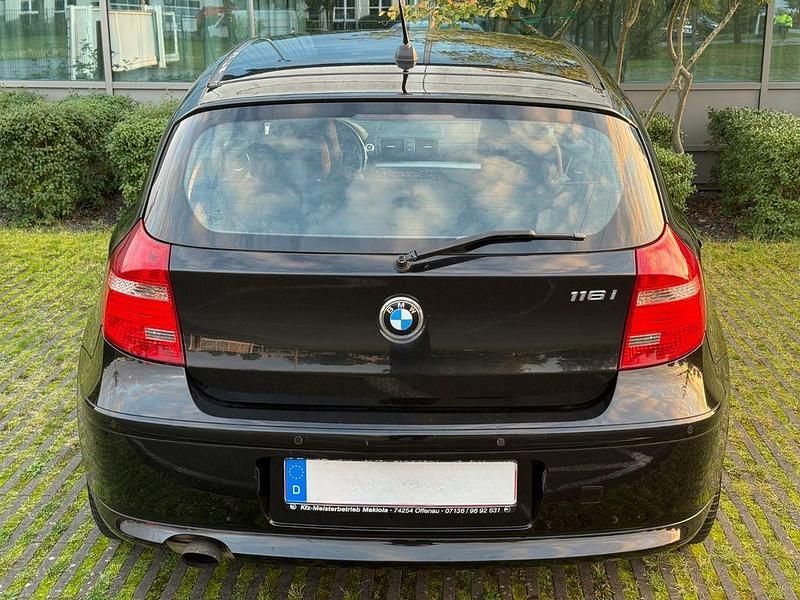 Gebraucht BMW 116 Efficient Dynamics 122 PS (89 kW) 2008 Schwarz Kleinwagen