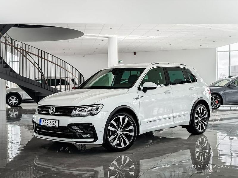 Weiß Gebraucht 2018 VW Tiguan R-line SUV | 24.567 € (Guter Preis) - Bild 1/4