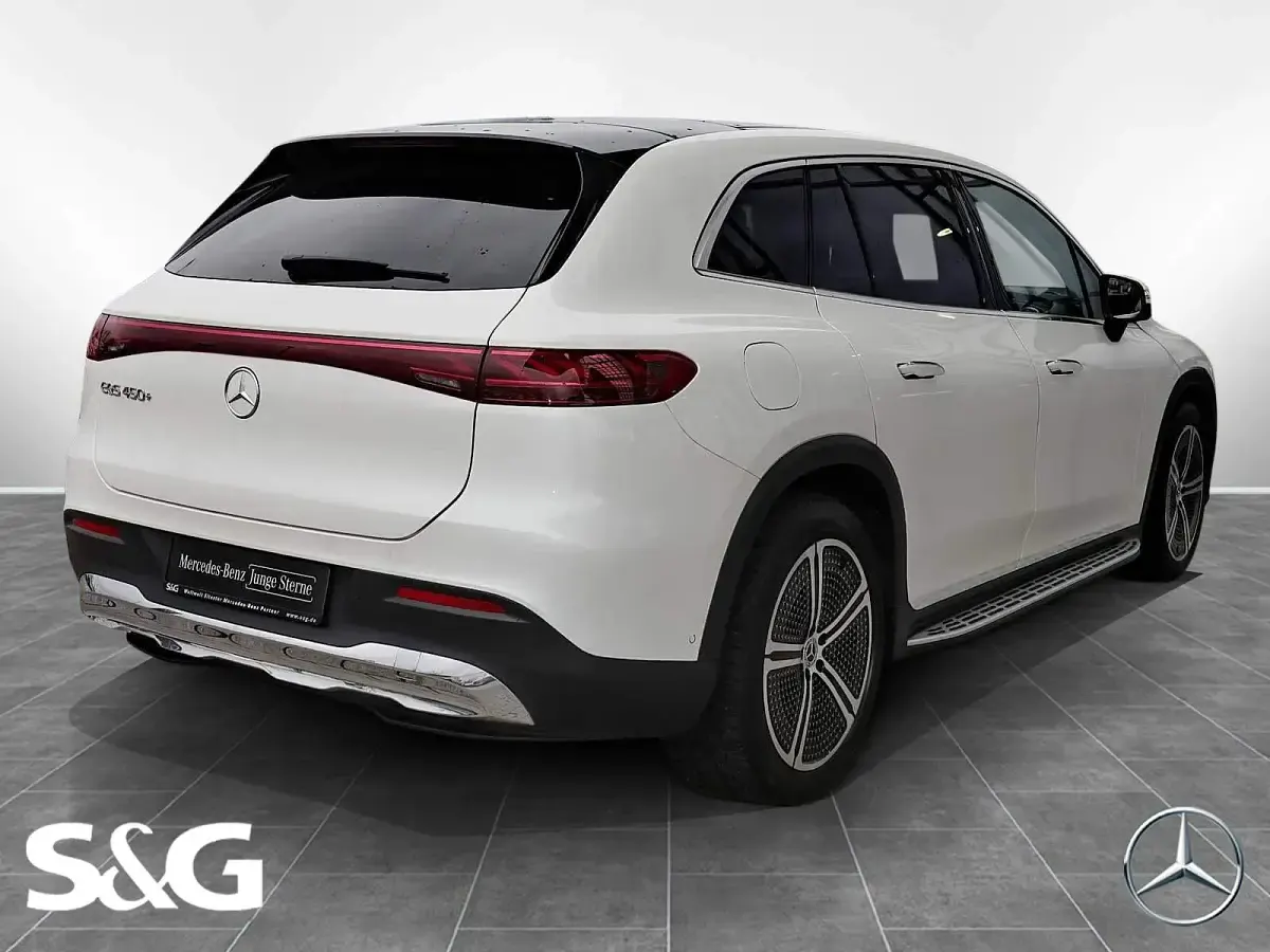 Brugt Mercedes EQS450+ 264 kW (360 HK) 2022 Hvid SUV