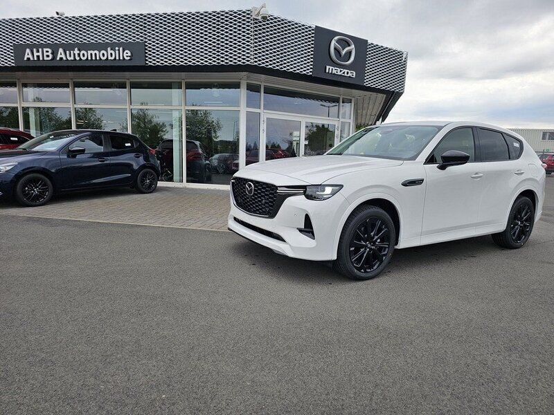 Rhodium white Gebraucht 2023 Mazda CX-60 Homura-Line SUV | 44.490 € (Superpreis) - Bild 1/4