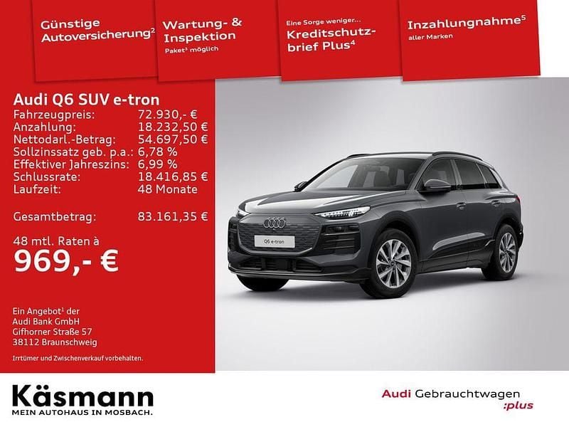 Magnetgrau Gebraucht 2025 Audi Q6 e-tron S-Line SUV | 72.930 € (Guter Preis) - Bild 1/4