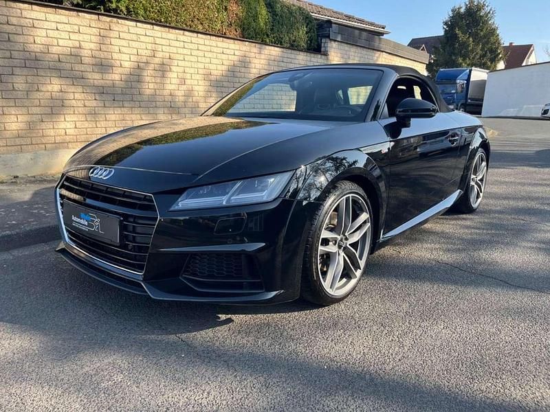 Brillantschwarz Gebraucht 2016 Audi TT Roadster S-line plus Cabrio | 23.990 € (Fairer Preis) - Bild 1/4
