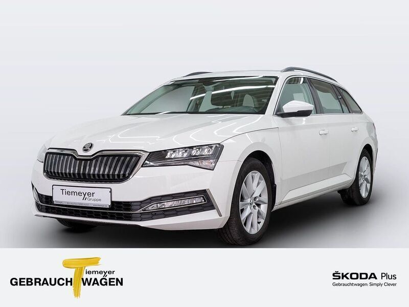 Weiß Gebraucht 2020 Skoda Superb Ambition Kombi | 19.690 € (Guter Preis) - Bild 1/4