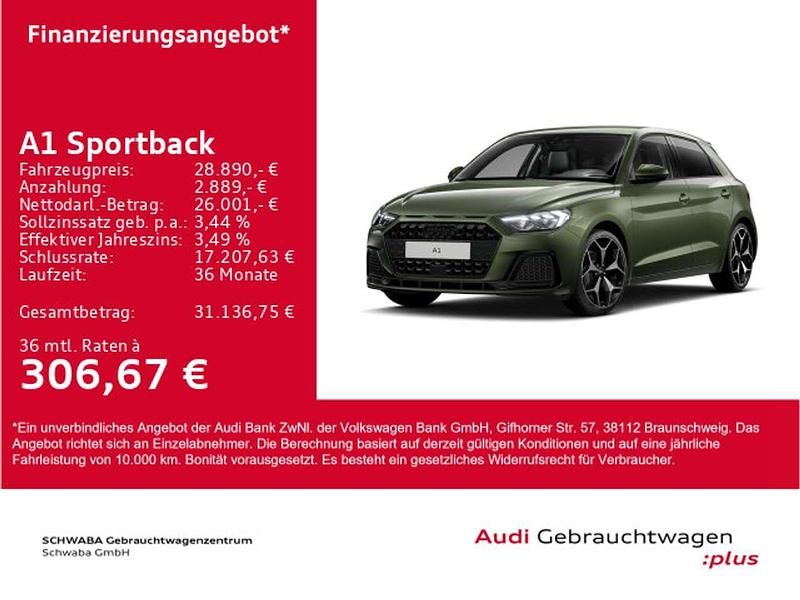 Gebraucht Audi A1 Advanced Plus 116 PS (85 kW) 2025 Distriktgrün metallic SUV