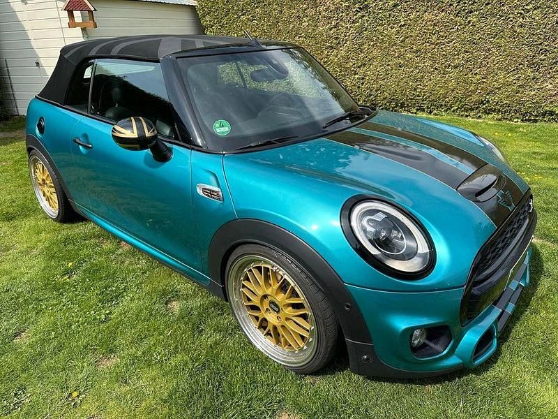 Blau Gebraucht 2016 Mini John Cooper Works Cabriolet Cabrio | 25.000 € - Bild 1/4