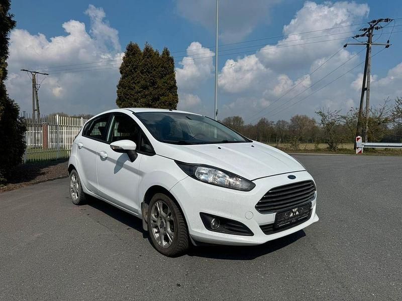 Gebraucht Ford Fiesta Trend 101 PS (74 kW) 2015 Weiß Kleinwagen