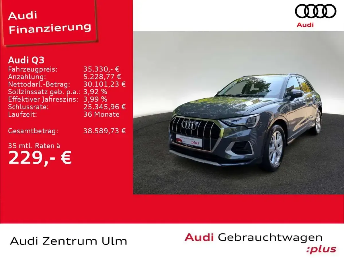Gebraucht Audi Q3 Sport 150 PS (110 kW) 2025 Grau SUV