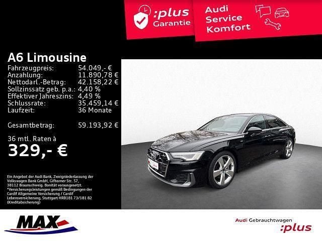 Gebraucht Audi A6 S-Line 286 PS (210 kW) 2025 Mythosschwarz metallic Limousine