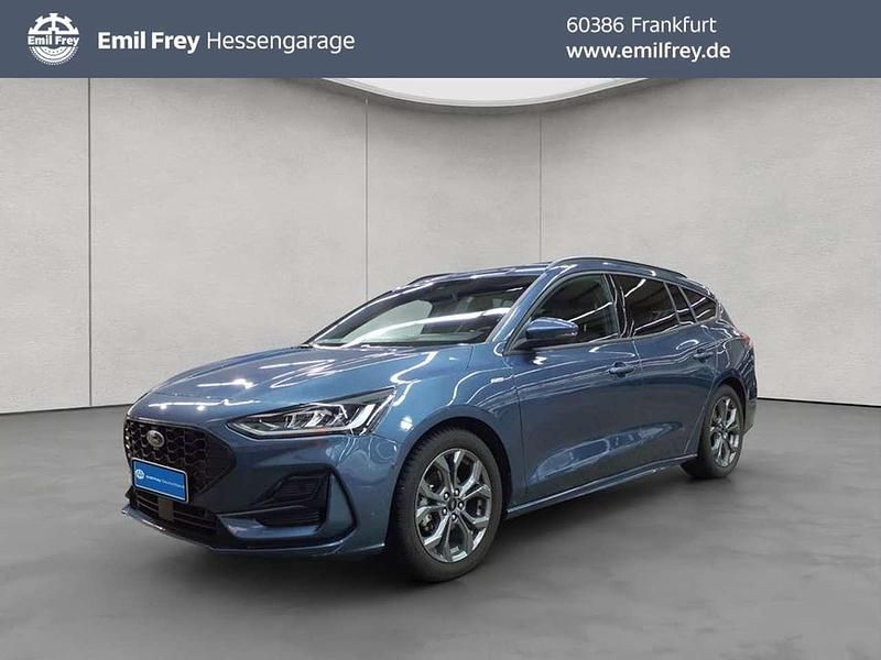 Chrome blue metallic Gebraucht 2024 Ford Focus ST-Line X Kombi | 27.250 € (Fairer Preis) - Bild 1/4
