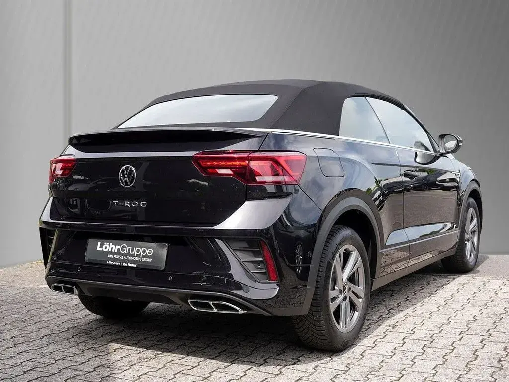Gebraucht VW T-Roc Cabriolet R-line 150 PS (110 kW) 2025 Deep black perleffekt Cabrio