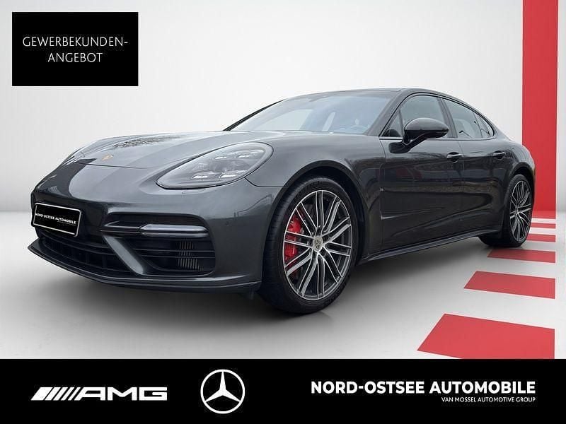 Vulkangraumetallic Gebraucht 2017 Porsche Panamera Turbo Limousine | 69.980 € (Fairer Preis) - Bild 1/4