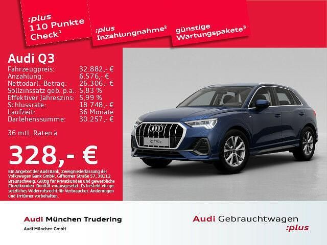 Gebraucht Audi Q3 Ambiente 245 PS (180 kW) 2022 Navarrablau metallic SUV