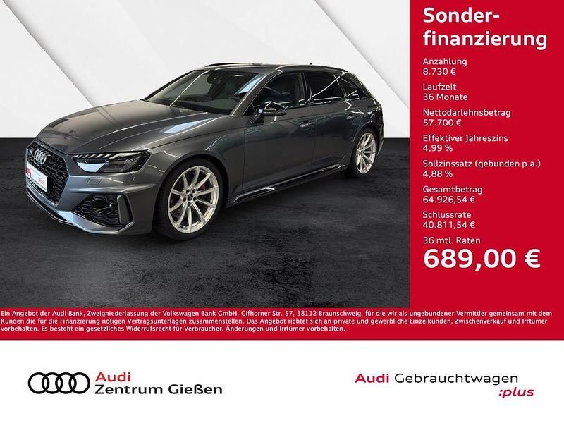 Grau Gebraucht 2023 Audi RS4 Ambiente Kombi | 66.430 € (Superpreis) - Bild 1/4