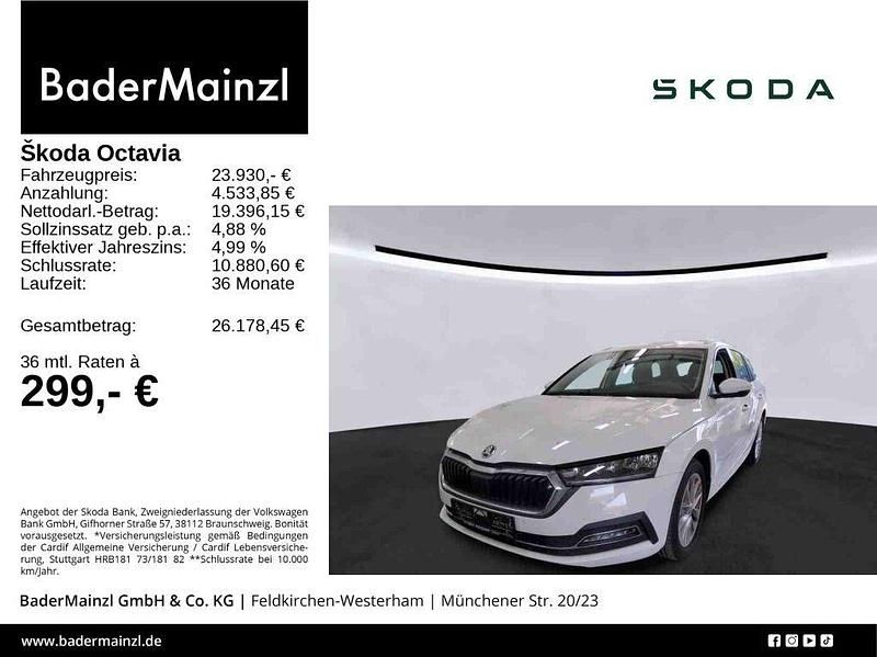 Candyweiß Gebraucht 2023 Skoda Octavia Style Kombi | 23.930 € (Fairer Preis) - Bild 1/3