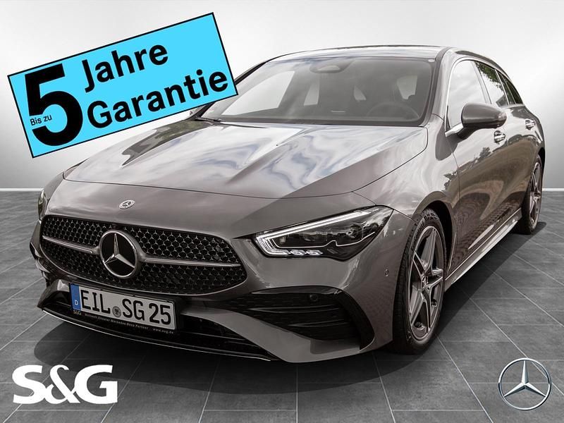 Metalliclack mountaingrau Gebraucht 2025 Mercedes CLA200 Shooting Brake AMG Kombi | 45.499 € - Bild 1/4