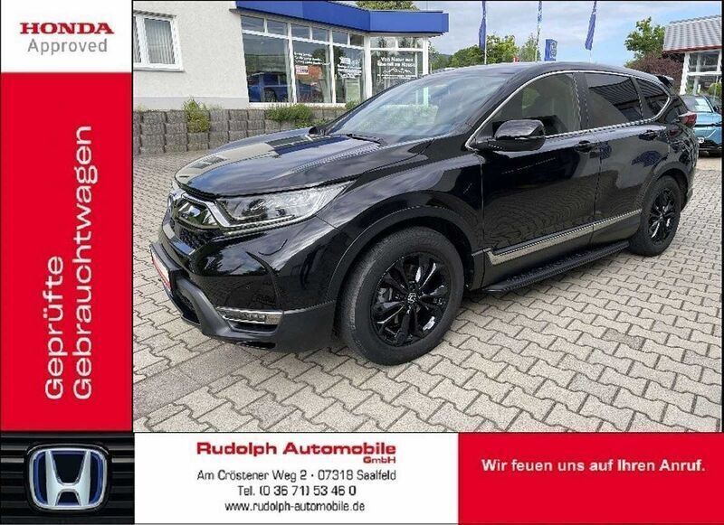 Crystal black Gebraucht 2021 Honda CR-V Hybrid SUV | 27.390 € (Fairer Preis) - Bild 1/4
