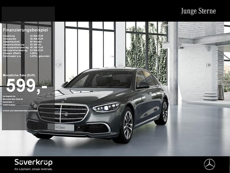 Grau Gebraucht 2022 Mercedes S350 Limousine | 75.890 € (Guter Preis) - Bild 1/2