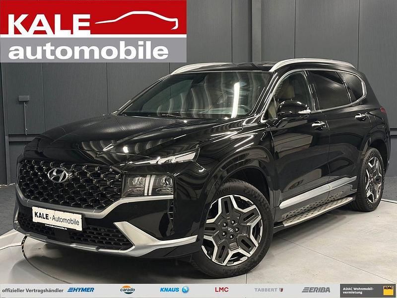 Abyss black metallic Gebraucht 2022 Hyundai Santa Fe Signature SUV | 32.791 € (Fairer Preis) - Bild 1/4