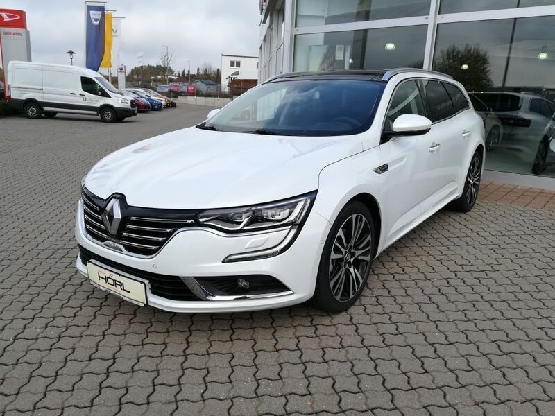 Weiß metallic Gebraucht 2018 Renault Talisman GrandTour Initiale Paris Kombi | 34.870 € - Bild 1/4