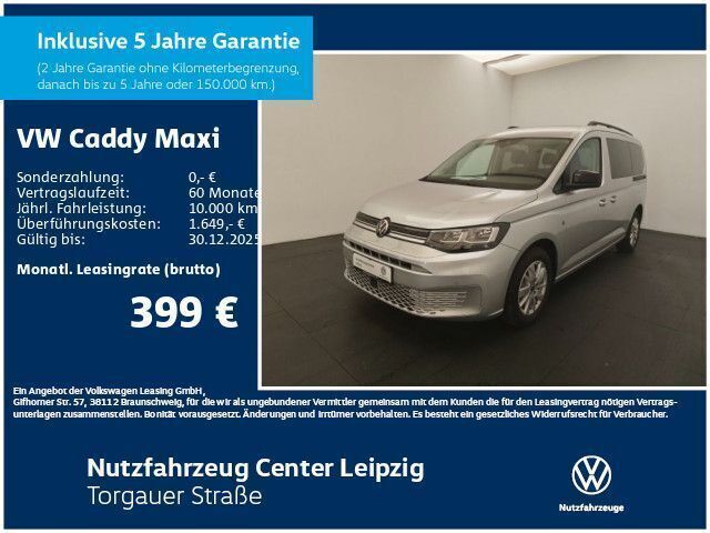 Silber Neu 2024 VW Caddy Maxi Life Life Van / Kleinbus | 39.990 € (Fairer Preis) - Bild 1/4