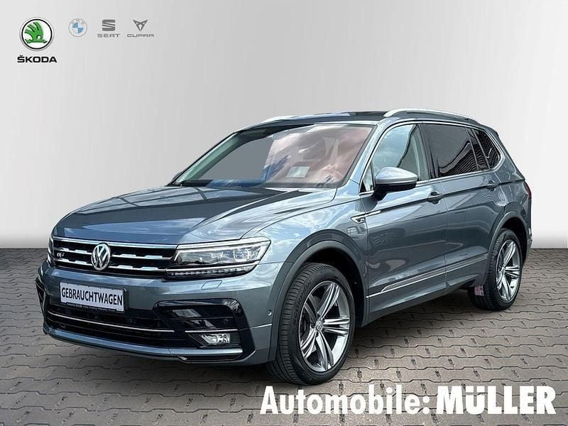 Grau Gebraucht 2021 VW Tiguan Allspace Highline SUV | 33.490 € (Fairer Preis) - Bild 1/4