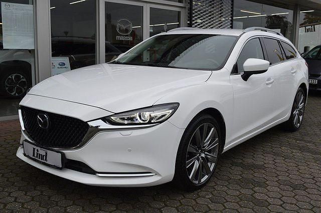 Arctic white Gebraucht 2019 Mazda 6 Sports-Line Kombi | 23.900 € (Fairer Preis) - Bild 1/4