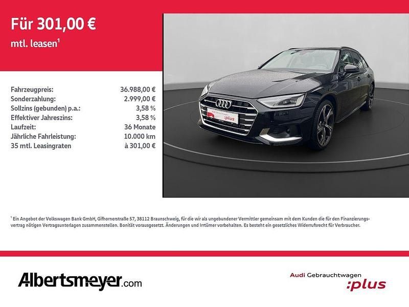 Schwarz Gebraucht 2024 Audi A4 Advanced Kombi | 36.988 € (Fairer Preis) - Bild 1/4