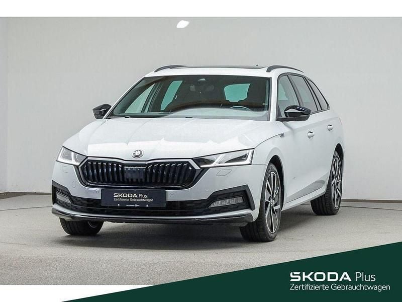 Moonweiß perleffekt (metallic) Gebraucht 2023 Skoda Octavia SportLine Kombi | 29.999 € (Etwas zu teuer) - Bild 1/4