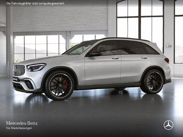 Diamantweiß Gebraucht 2021 Mercedes GLC63 AMG AMG SUV | 74.890 € (Teuer) - Bild 1/4