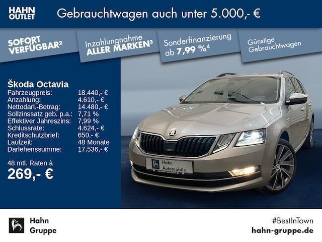 Beige Gebraucht 2019 Skoda Octavia LAURIN & KLEMENT Kombi | 18.440 € (Teuer) - Bild 1/3