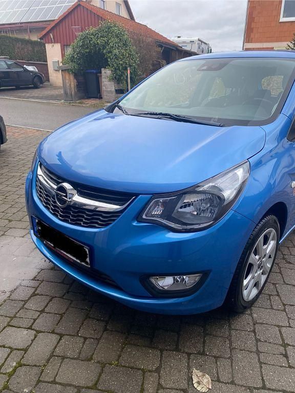 Blau Gebraucht 2015 Opel Karl Edition Kleinwagen | 5.200 € (Guter Preis) - Bild 1/4