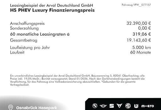 Gebraucht MG HS Luxury 272 PS (200 kW) 2025 Pearl white (weiß) SUV