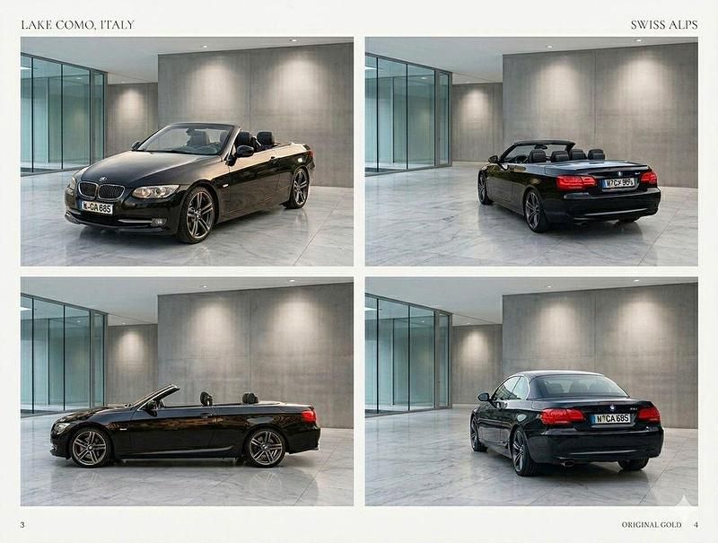 Gebraucht BMW 318 Cabriolet 143 PS (105 kW) 2011 Schwarz Cabrio