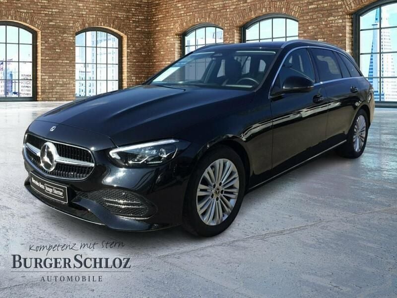 Metalliclack obsidianschwarz Gebraucht 2023 Mercedes C200 Avantgarde Kombi | 36.300 € (Guter Preis) - Bild 1/4