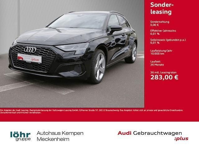 Mythosschwarz metallic Gebraucht 2024 Audi A3 Advanced Plus | 33.990 € (Etwas zu teuer) - Bild 1/3