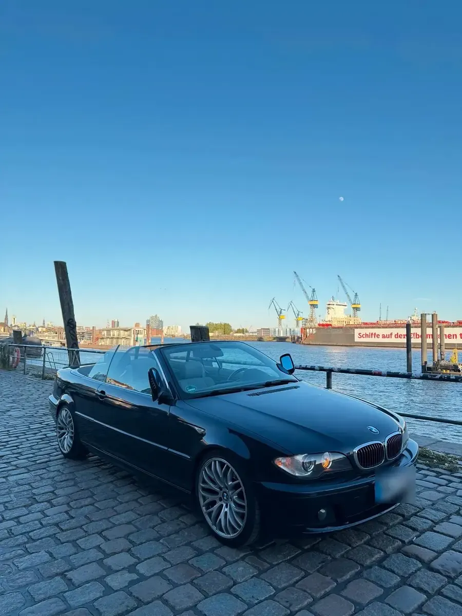Usata BMW 320 170 CV (125 kW) 2003 Blu Cabrio