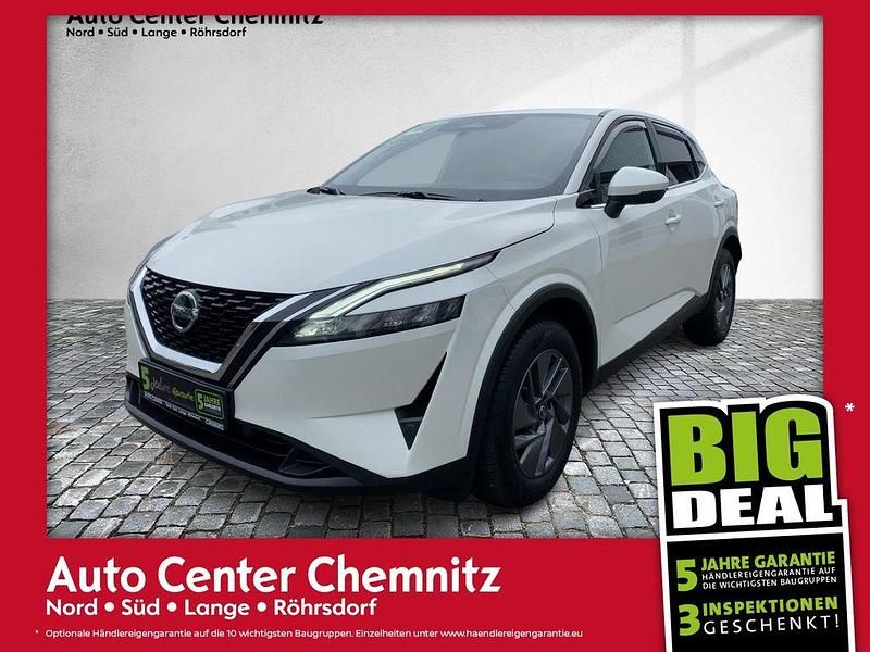 Brilliant white (m) Gebraucht 2022 Nissan Qashqai Acenta SUV | 21.708 € (Guter Preis) - Bild 1/4