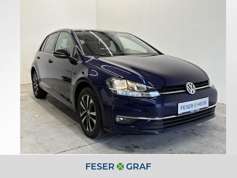 Blau Gebraucht 2019 VW Golf VII IQ Drive Limousine | 15.450 € (Guter Preis) - Bild 1/4