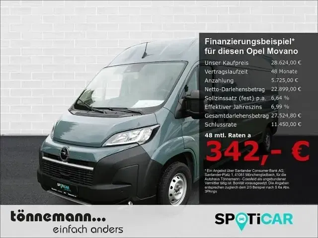 Używany Opel Movano 140 KM (102 kW) 2025 Van
