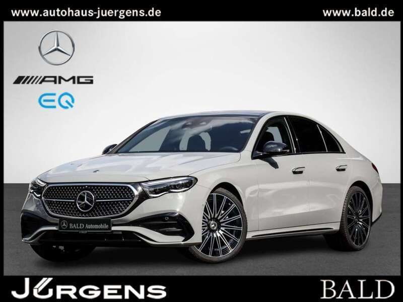 Grau manufaktur alpingrau uni Gebraucht 2024 Mercedes E200 AMG Limousine | 67.980 € - Bild 1/4