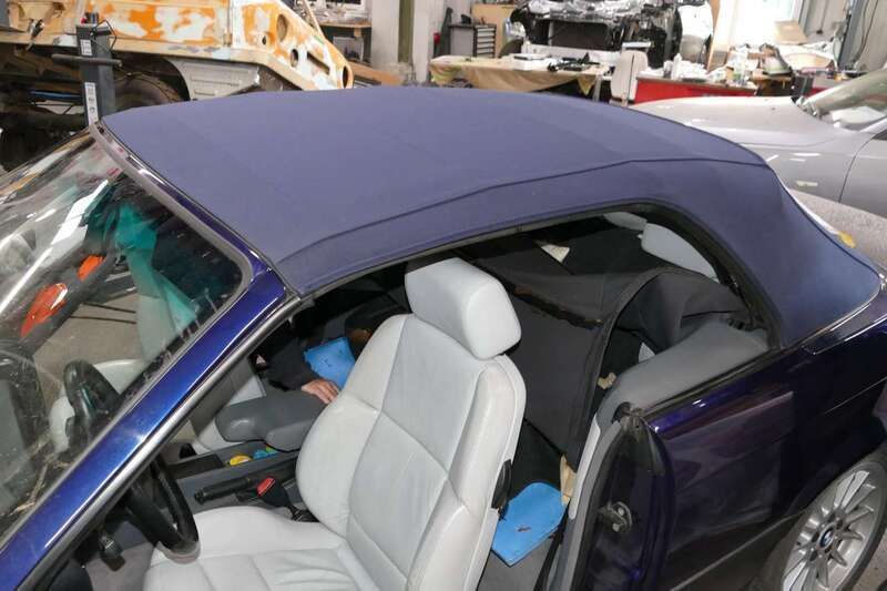Blau Gebraucht 1995 BMW 328 Cabriolet Cabrio | 18.750 € - Bild 1/4