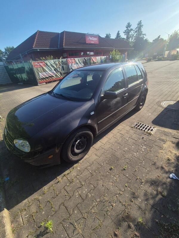 Schwarz Gebraucht 2001 VW Golf IV Limousine | 1.100 € (Superpreis) - Bild 1/4