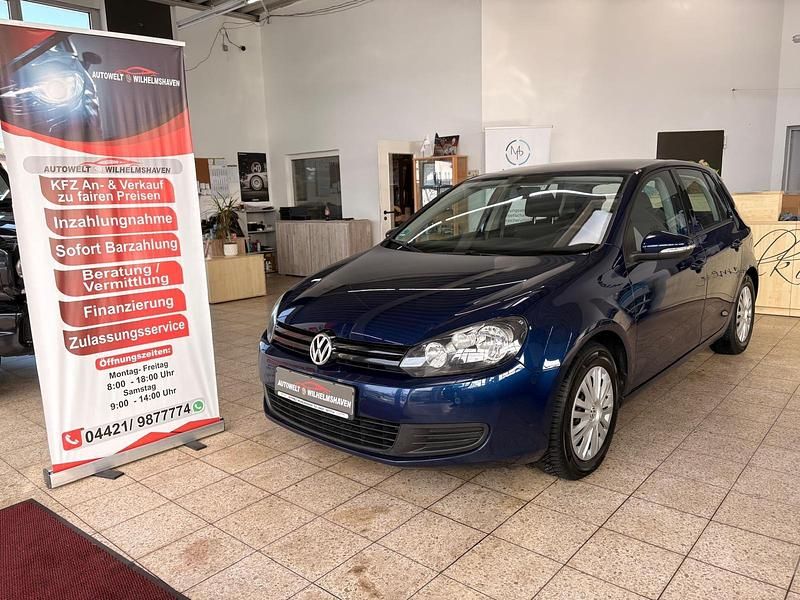 Gebraucht VW Golf VI S 80 PS (58 kW) 2008 Blau Kleinwagen