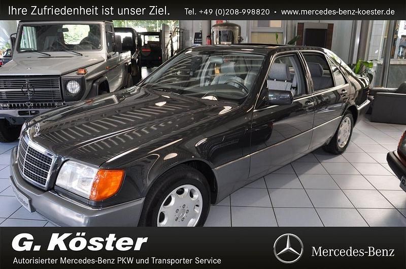 Blau Gebraucht 1992 Mercedes S320 SE Limousine | 24.800 € - Bild 1/4