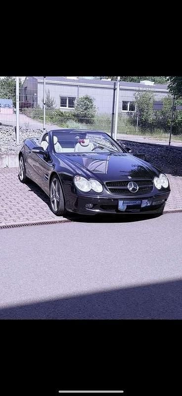 Schwarz Gebraucht 2001 Mercedes SL500 AMG Cabrio | 15.000 € (Superpreis) - Bild 1/2