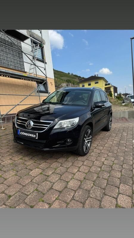 Schwarz Gebraucht 2010 VW Tiguan Sport SUV | 9.800 € (Fairer Preis) - Bild 1/4