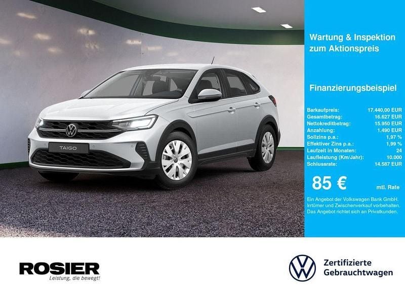 Silber / reflexsilber Gebraucht 2024 VW Taigo SUV | 17.440 € (Superpreis) - Bild 1/4
