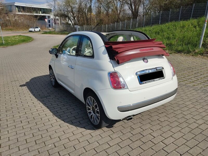 Weiß Gebraucht 2010 Fiat 500C Lounge Cabrio | 4.800 € (Teuer) - Bild 1/4