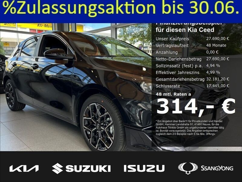 Schwarz Neu 2025 Kia Ceed Limousine | 27.690 € (Etwas zu teuer) - Bild 1/4